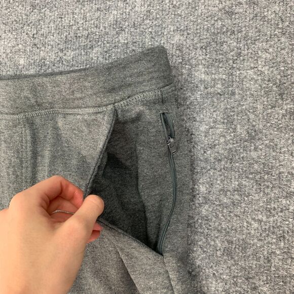 Eddie Bauer Sweatshorts Mens M Medium Gray Cotton Blend Drawstring Tie Pockets - Picture 4 of 12